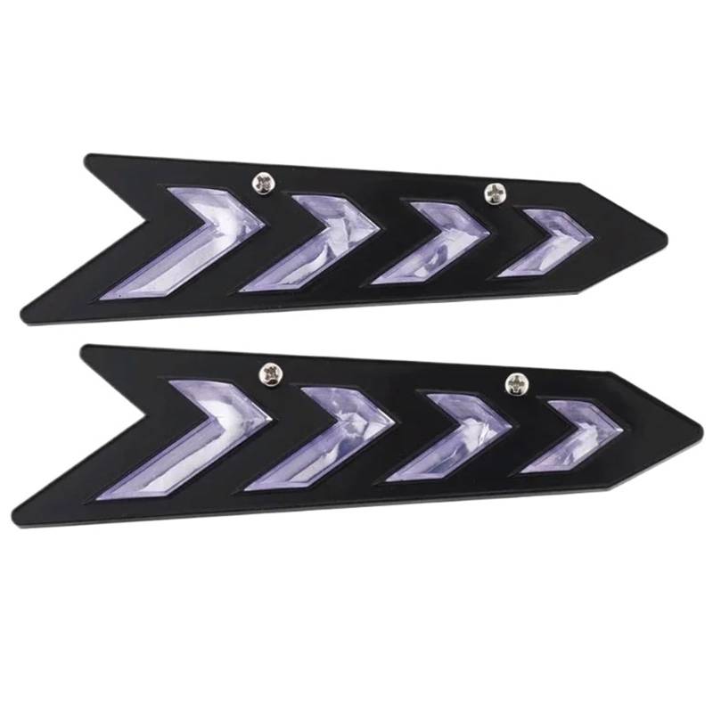 2 Stücke Auto Wischer Separator Protector Auto Wischer Dekorative Spoiler Auto Scheibenwischer Hilfe Presser(Black) von Ouxk