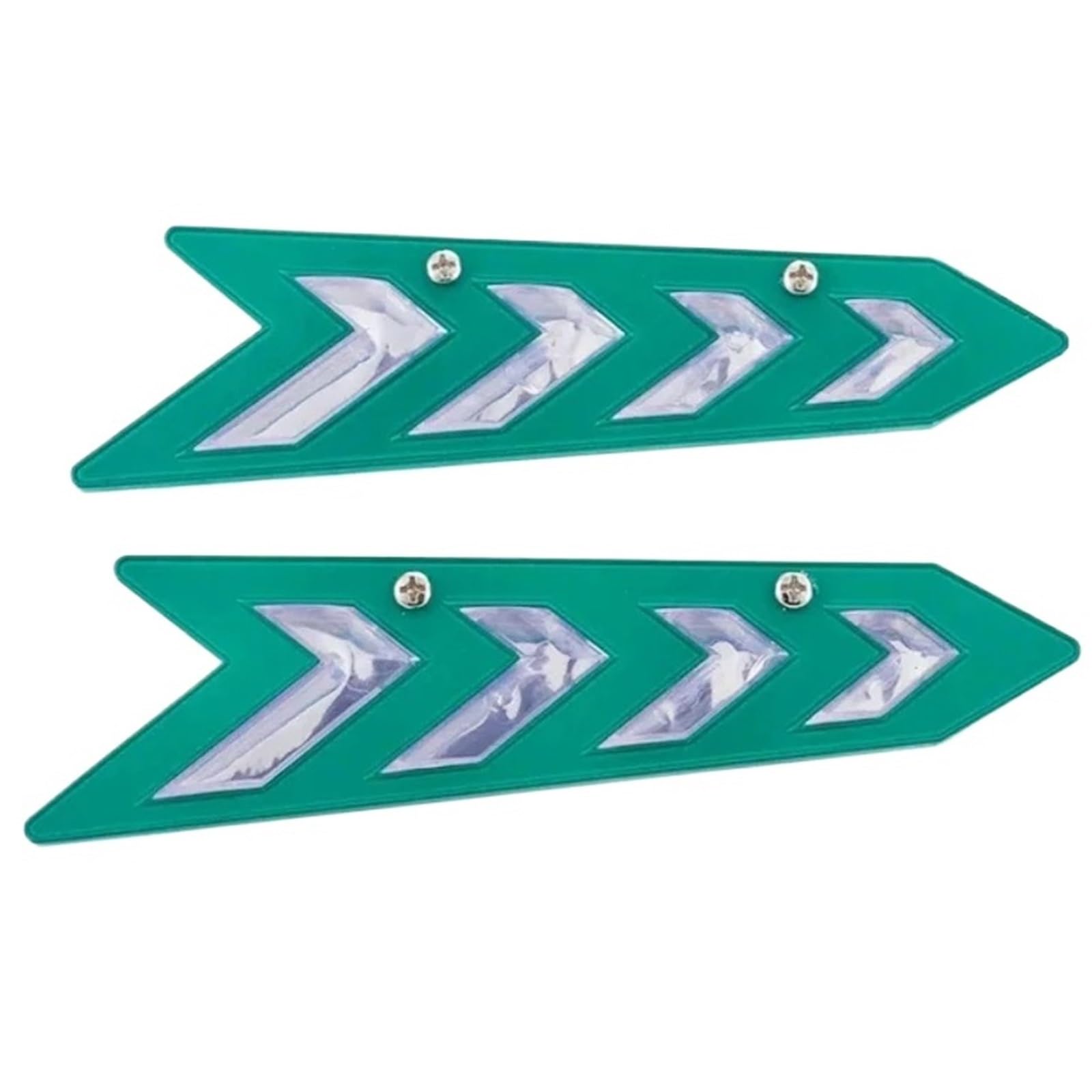 2 Stücke Auto Wischer Separator Protector Auto Wischer Dekorative Spoiler Auto Scheibenwischer Hilfe Presser(Green) von Ouxk