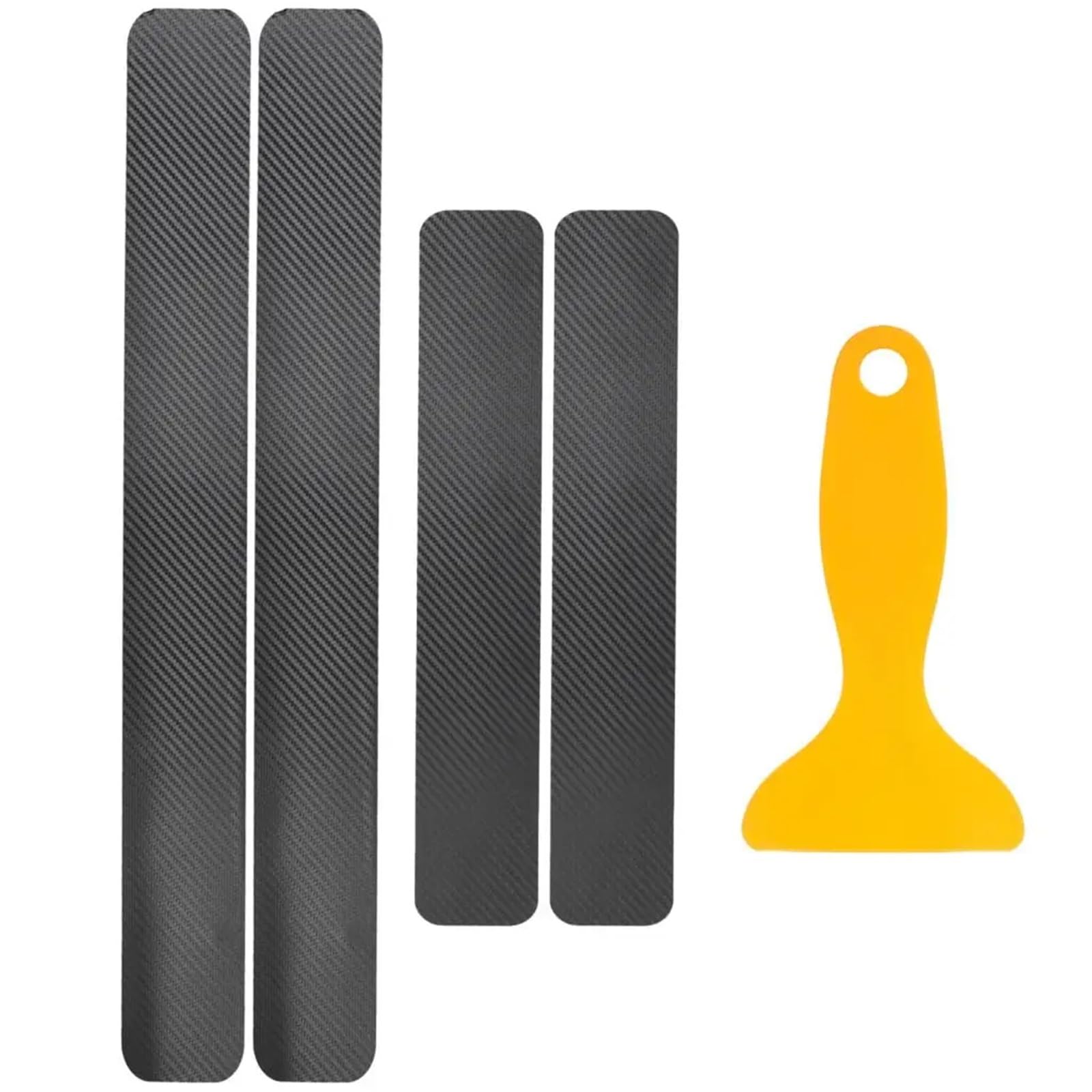 4Pcs 3D Carbon Fiber Auto Aufkleber Schwelle Anti-Kick Protector Streifen + Schaber 4Pcs 3D Carbon Fiber Auto Aufkleber Schwelle Anti-Kick Protector Streifen + Schaber von Ouxk