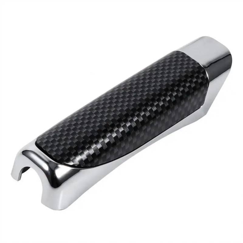 Auto Handbremse Schützen Abdeckung Styling Holz Carbon Faser Dekor Qualität ABS Glatte SUV Innen Zubehör(Black) von Ouxk