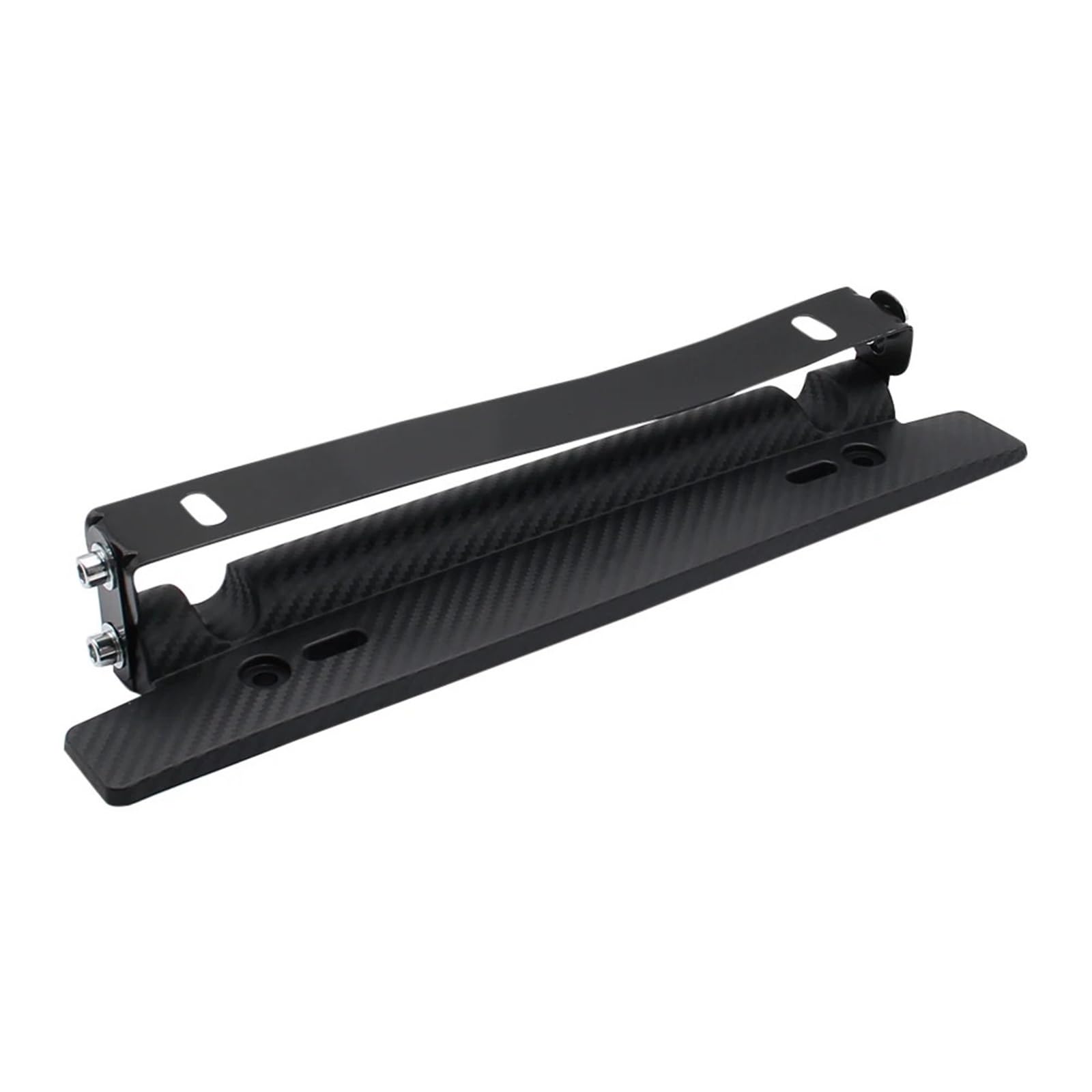Auto Kennzeichenhalter Carbon Fiber Muster Auto Kennzeichenhalter Autoteile Zubehör(Black) von Ouxk