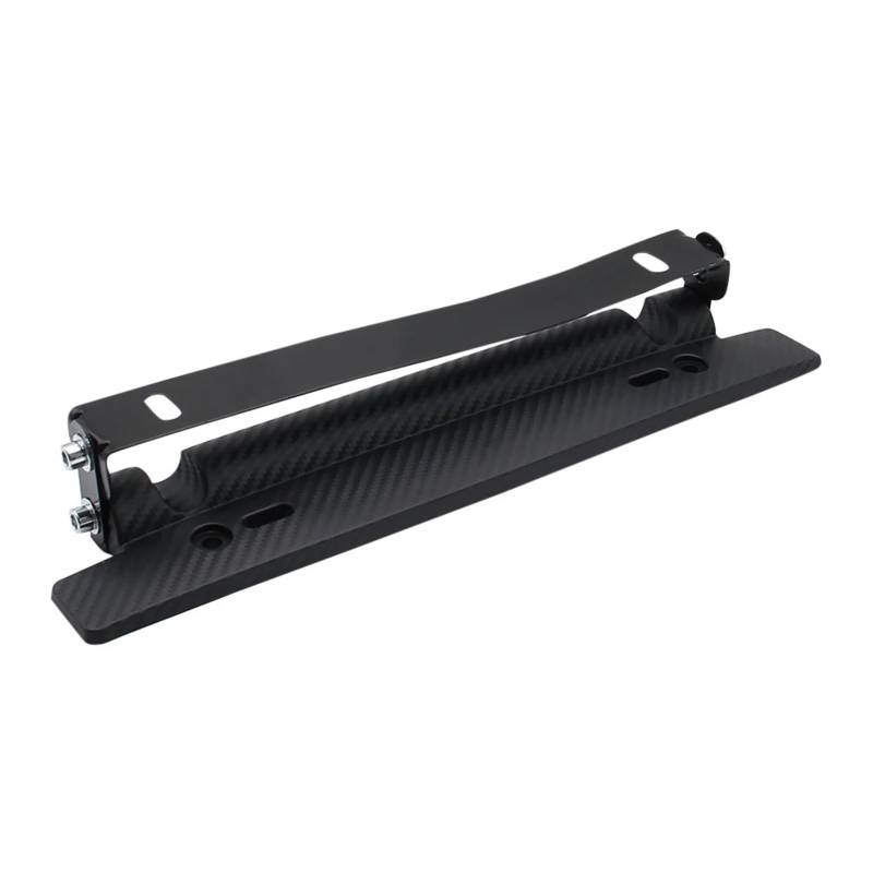 Auto Kennzeichenhalter Carbon Fiber Muster Auto Kennzeichenhalter Autoteile Zubehör(Black) von Ouxk