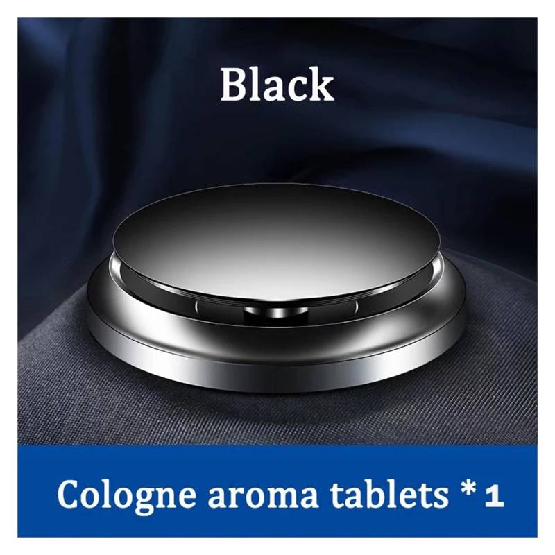Auto-Lufterfrischer, Aluminiumlegierung, UFO-Styling, Parfüm, Autozubehör, Innenraumluft, Frischer Duft, Auto-Luftreiniger(Black-Cologne 1) von Ouxk
