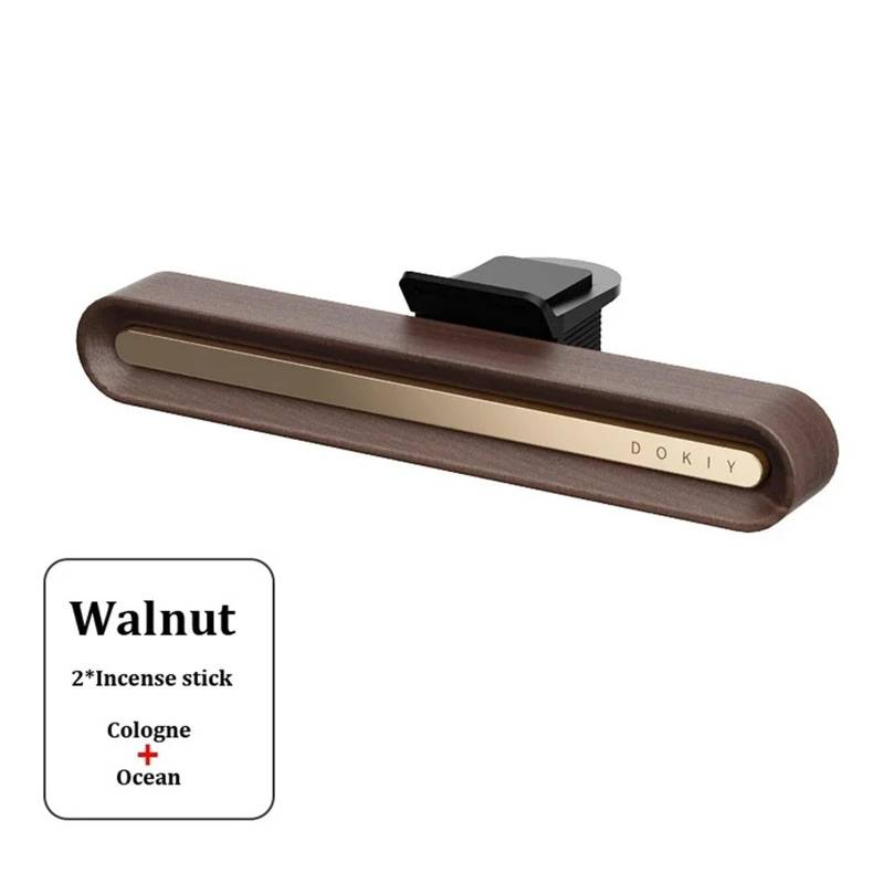 Auto-Lufterfrischer, Kompatibel Mit Modell 3 Y, Armaturenbrett-Luftreiniger, Aromatherapie-Dekoration(Walnut Wood) von Ouxk