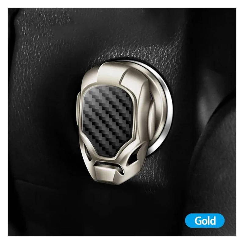 Auto Start Schutz Abdeckung Dekoration Zündung Schalter Taste Schutz Aufkleber Schalter Dekorative Push Button Abdeckung(Beige) von Ouxk