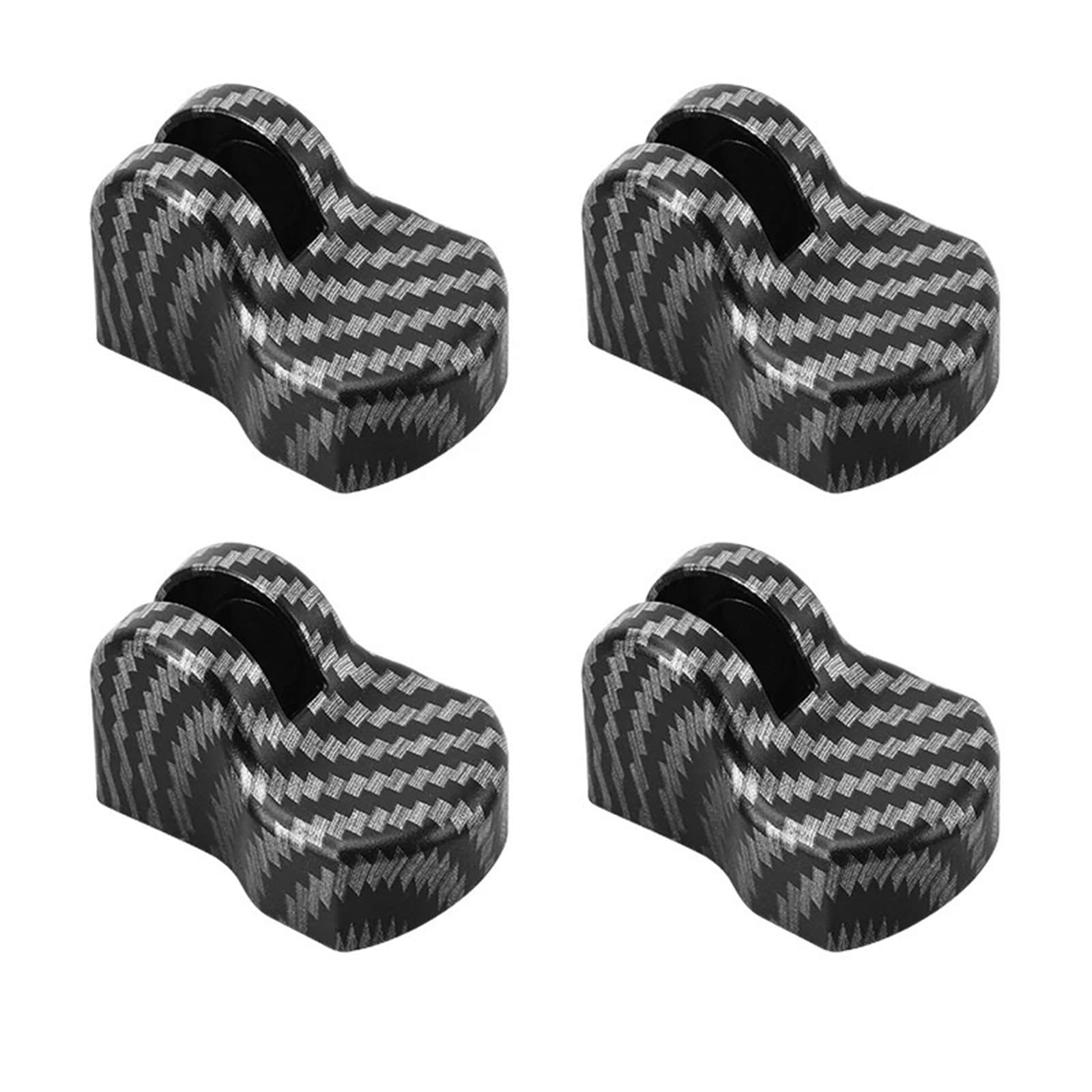 Autozubehör Auto Carbon Fiber Muster Tür Begrenzung Stopper Abdeckung(Carbon Fiber Pattern) von Ouxk