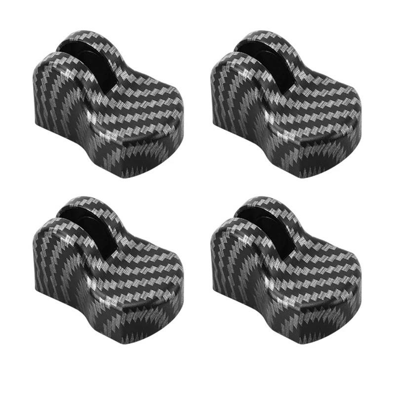 Autozubehör Auto Carbon Fiber Muster Tür Begrenzung Stopper Abdeckung(Carbon Fiber Pattern) von Ouxk