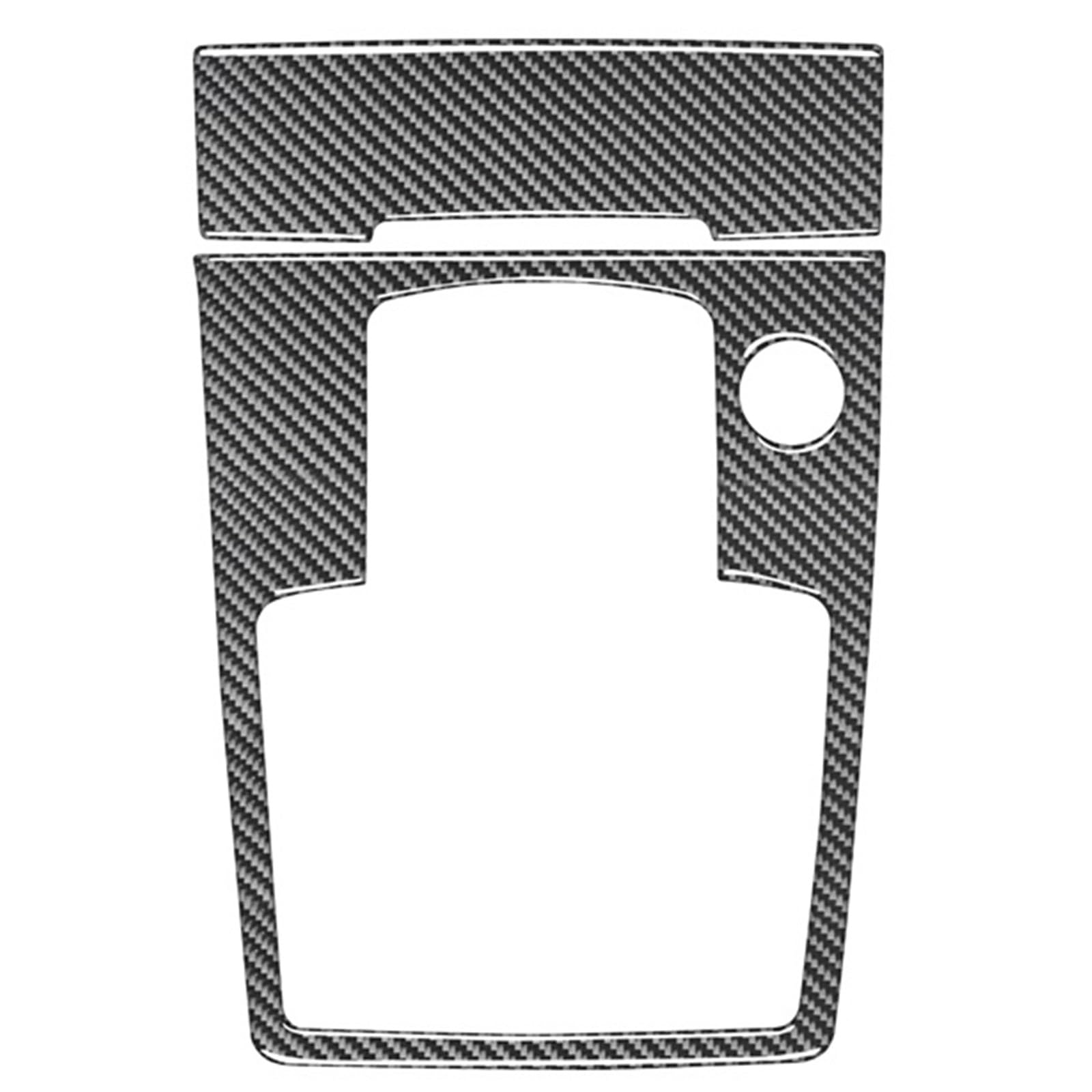 Carbonfaser-Innenraum, Automatische Schalttafel, Dekoration, Aufkleber, Abdeckung, Zierrahmen(Style A,for Left-Hand Drive) von Ouxk