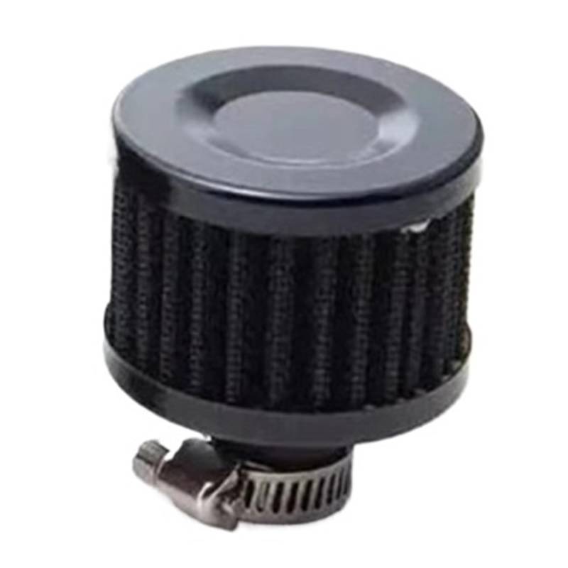 Interface Auto-Luftfilter Klein 12 Mm For Motorrad-Turbo High Flow Racing Kaltlufteinlassfilter Pilzkopf(Black) von Ouxk