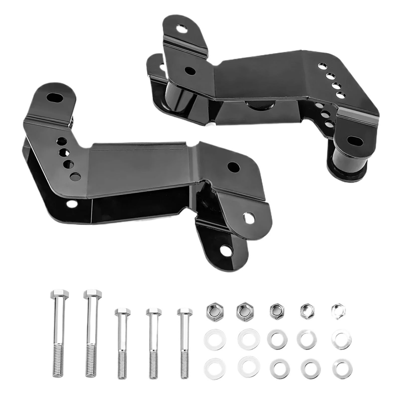 Kompatibel mit Je&ep Wran&gler JK JKU 2007-2018 Fahrzeuggeometriekorrektur Vordere Steuerung Arm&m-Halterung for 2-4" Lift Heavy-Duty Stahlzubehör von Ouxk