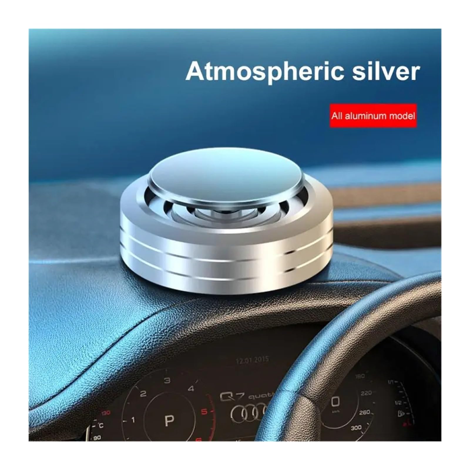 Kreative Neue Langlebige Duft Auto Parfüm Ornamente Aluminiumlegierung Auto Fliegende Untertasse Aromatherapie Auto(Style B) von Ouxk