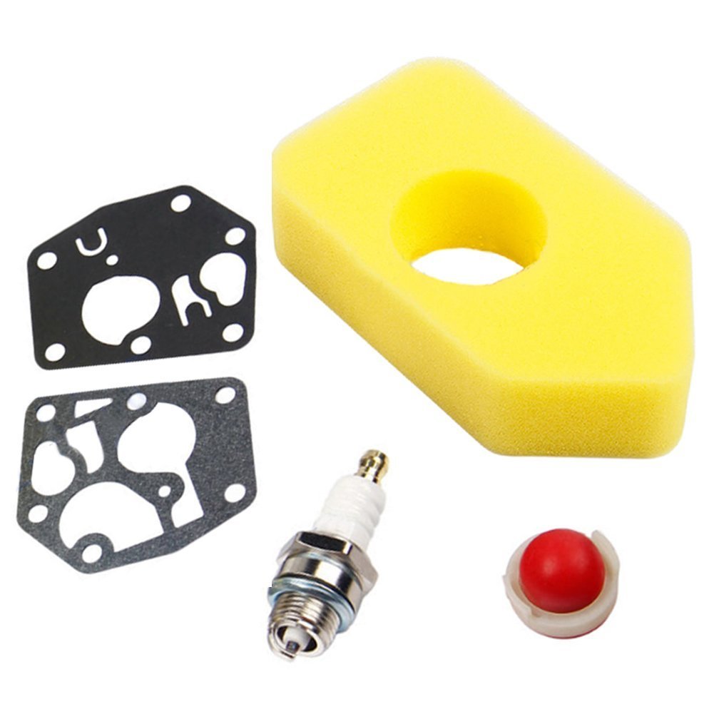 Carkio Luftfilter 698369 4216 mit Vergaser-Membrandichtung 495770 Primer Bulb 694394 Zündkerze Compatible with 3,5-4,5PS Classic Sprint Quattro Motor Carkio Luftfilter 698369 4216 mit Vergaser-Membrandichtung 495770 Primer Bulb 694394 Zündkerze Compatible with 3,5-4,5PS Classic Sprint Quattro Motor von Carkio