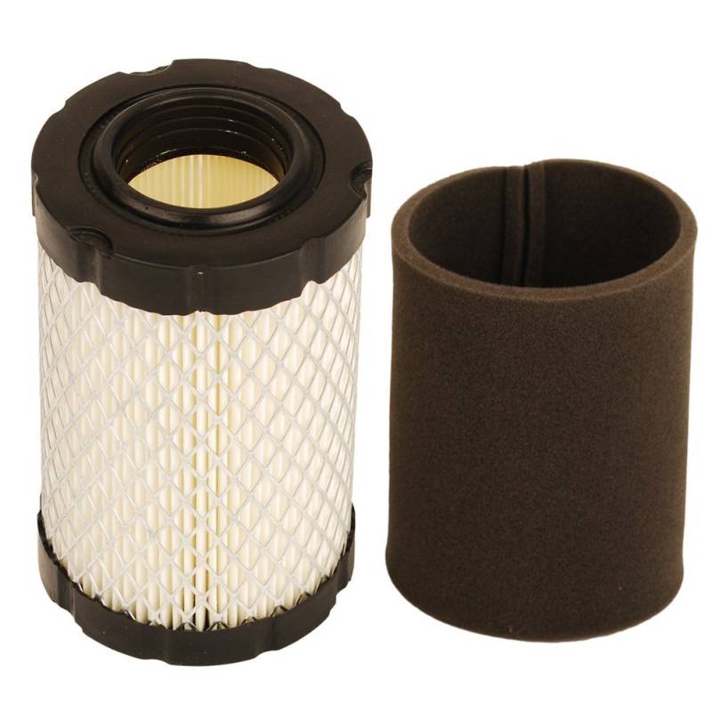 Carkio Luftfilter mit Vorfilter Compatible with Briggs Stratton 796031 594201 591334 Vorfilter 797704 Ersetzen John Deere MIU1303 GY21435 MIU13963 von Carkio