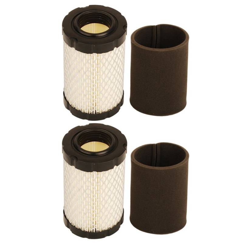 Carkio Air Filter with Pre Filter Compatible with Briggs and Stratton 796031 594201 591334 Pre Filter 797704 Compatible with John Deere MIU1303 GY21435 MIU13963 von Carkio