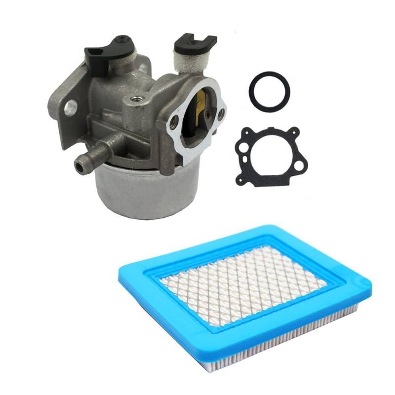 OxoxO Ersetzt Vergaser mit Luftfilter für Briggs & Stratton 790845 799871 799866 796707 794304 Quantum Motor 4 Zyklen Rasenmäher Toro Craftsman Yardman Snapper Vergaser Carb Fit von toauo