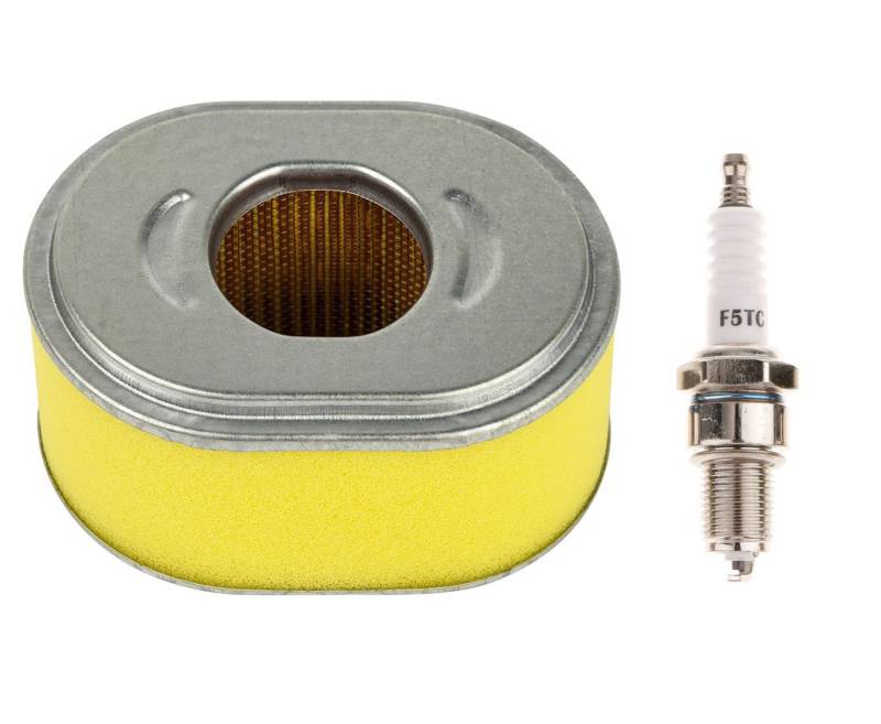 OxoxO New Air Filter Spark Plug Kit Compatible with Honda GX110 GX120 Engine New Compatible with 17210-ZE0-822/17210-ZE0-820/17210-ZE0-505 von WEISI