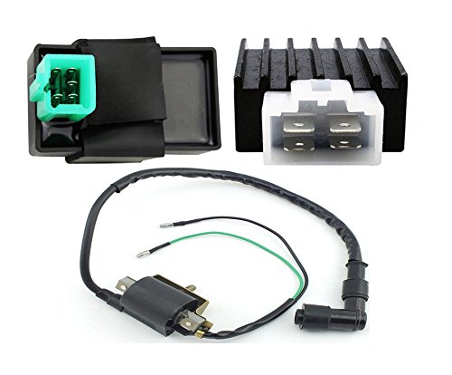 ouyfilters AC 5 Pin CDI, Modul mit Spannung Regulator Zündspule für 4 Stroke Dirt Bike ATV Go Kark ouyfilters AC 5 Pin CDI, Modul mit Spannung Regulator Zündspule für 4 Stroke Dirt Bike ATV Go Kark von OuyFilters