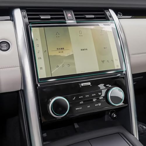 OuyOo 3 Stück für Land Rover Discovery 5 LR5 2021 Nanomembran Auto GPS Displayschutzfolie Schutz Glasfolie Zubehör von OuyOo
