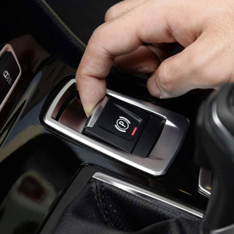 OuyOo ABS Chrom Elektronische Handbremsknopf Abdeckung Verkleidung für BMW 2er 218i F46 Gran Tourer 2015-2017 Autozubehör Styling von OuyOo
