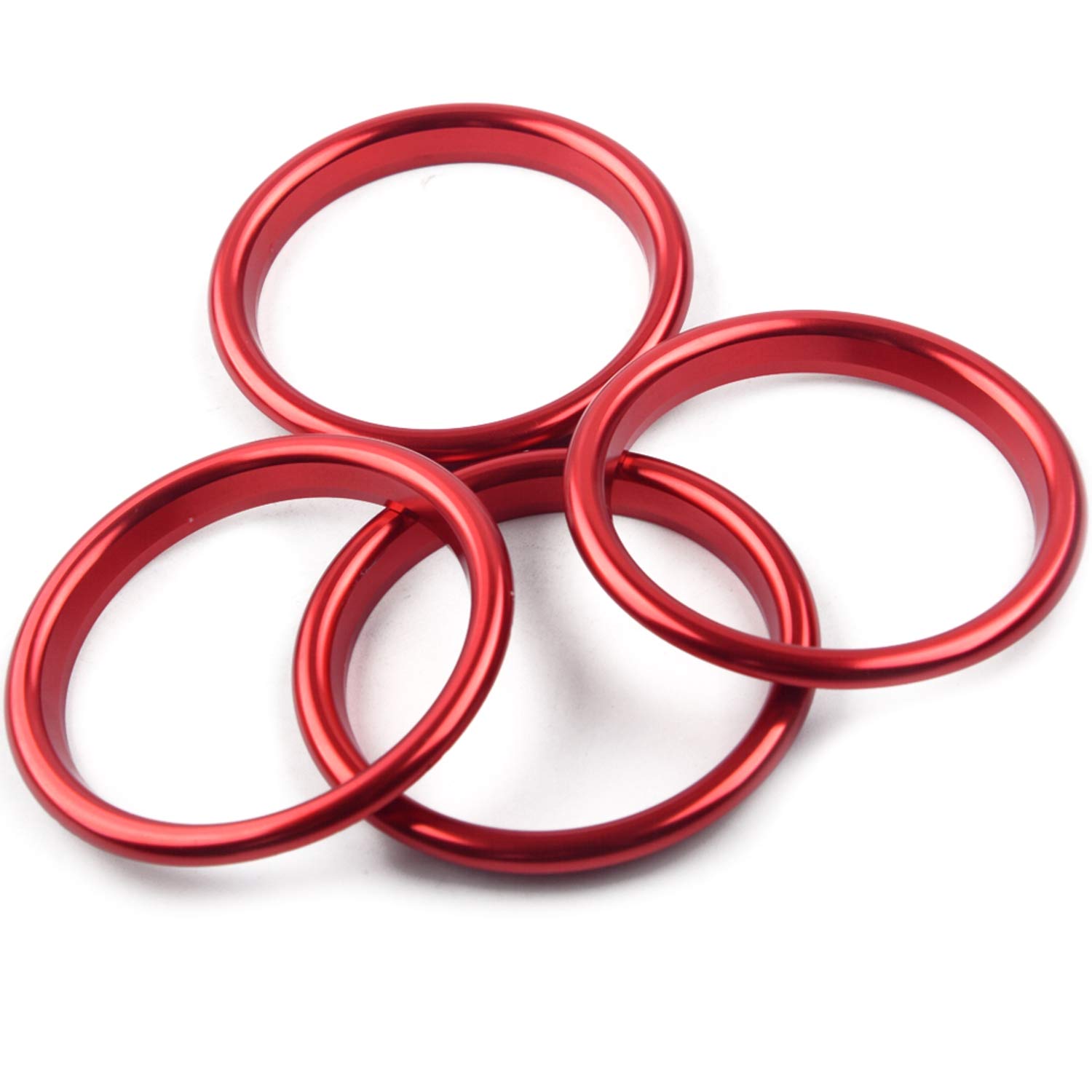 Overdrive-Racing 4X Lüftungsringe Außen Blenden Alu Rot Lüftungsdüsen Zierringe Ringe Abdeckung Passend Für A3 S3 RS3 Q2 Overdrive-Racing 4X Lüftungsringe Außen Blenden Alu Rot Lüftungsdüsen Zierringe Ringe Abdeckung Passend Für A3 S3 RS3 Q2 von Overdrive-Racing