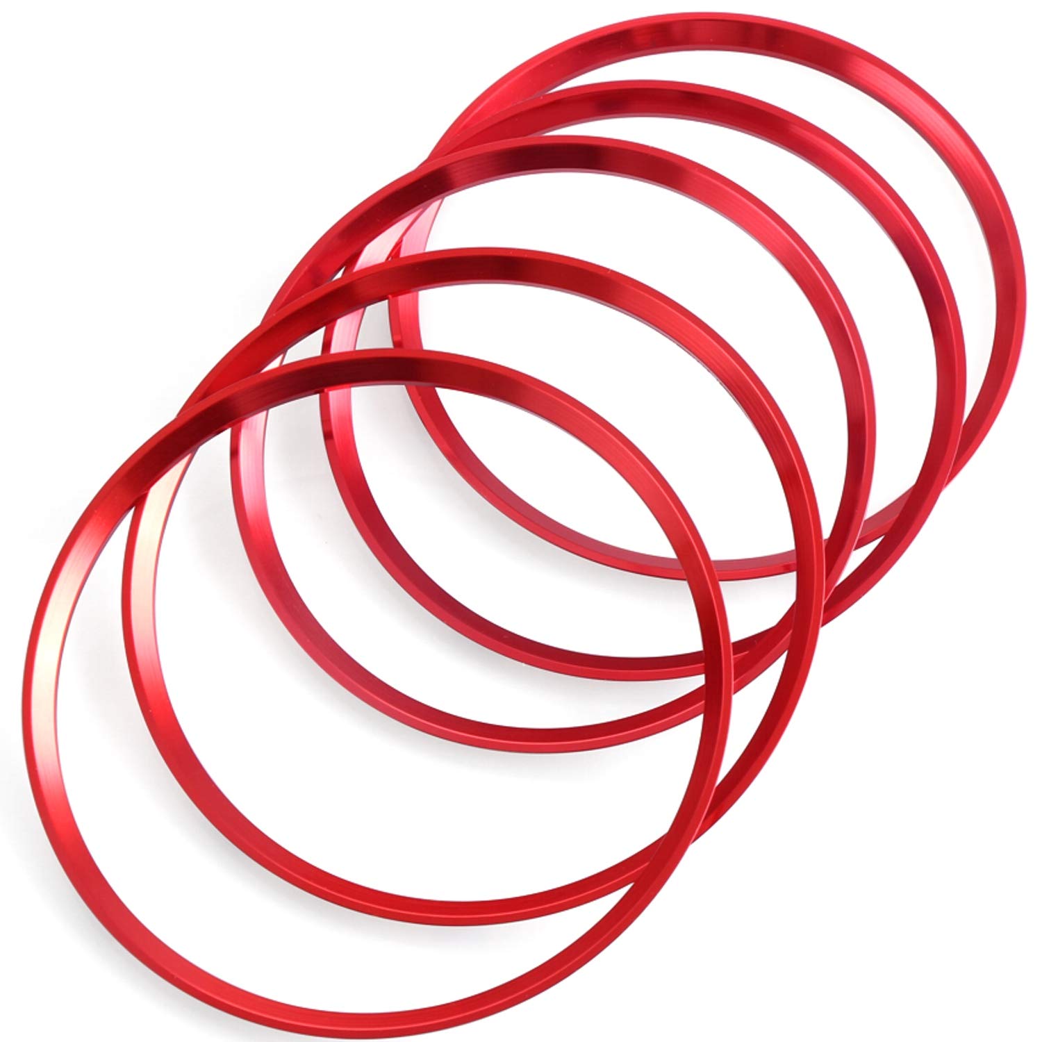 Overdrive-Racing 5X Lüftungsringe Blenden Alu Rot Abdeckung Zierringe Innere Ringe Lüftungsdüse Passend Für A B GLA CLA Klasse Overdrive-Racing 5X Lüftungsringe Blenden Alu Rot Abdeckung Zierringe Innere Ringe Lüftungsdüse Passend Für A B GLA CLA Klasse von Overdrive-Racing