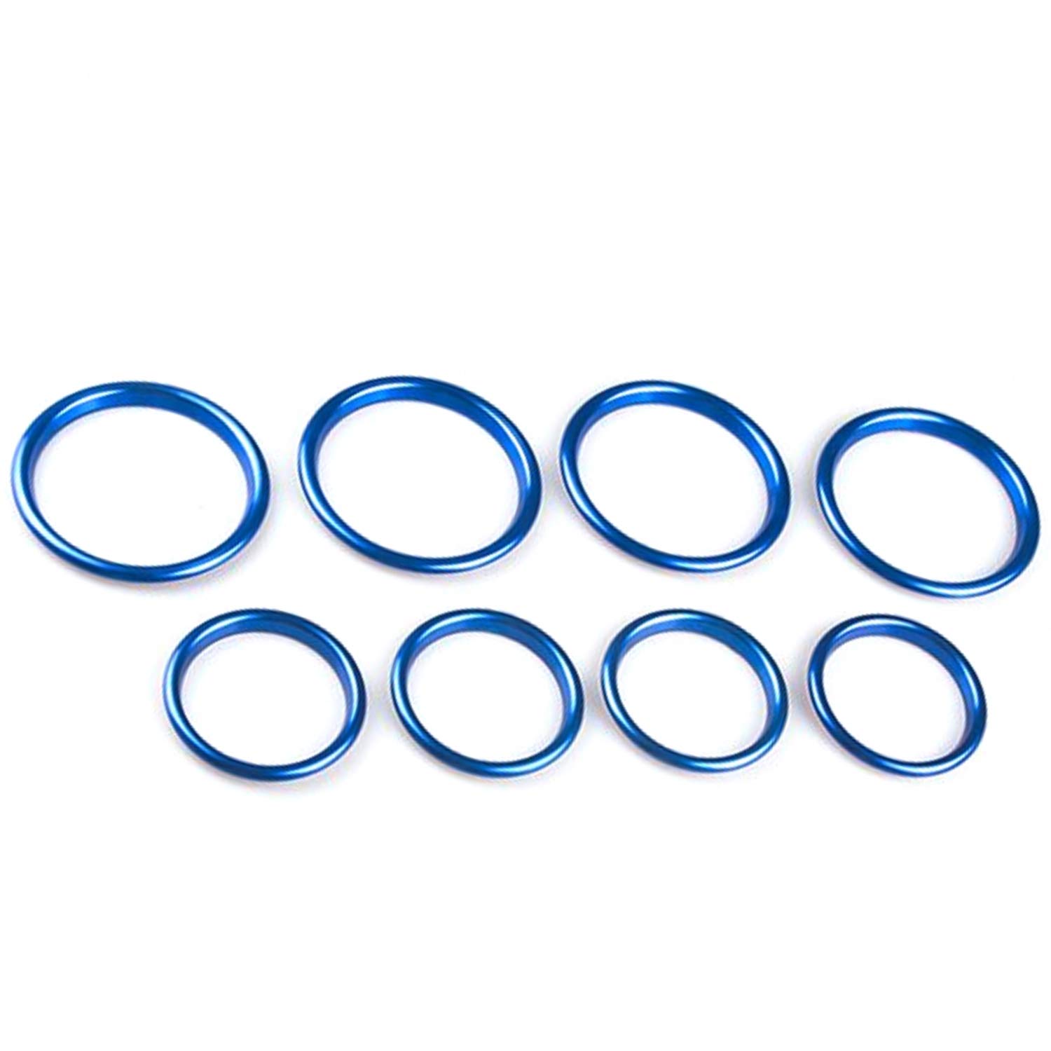 Overdrive-Racing 8X Lüftungsringe Innen Außen Blenden Alu Blau Lüftungsdüsen Ringe Abdeckung Kompatibel mit A3 S3 RS3 Q2 Overdrive-Racing 8X Lüftungsringe Innen Außen Blenden Alu Blau Lüftungsdüsen Ringe Abdeckung Kompatibel mit A3 S3 RS3 Q2 von Overdrive-Racing