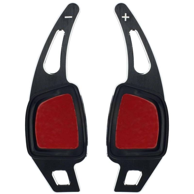 Overdrive-Racing Schaltwippen Verlängerung Kompatibel mit Audi A1 A3 S3 A4 S4 A5 S5 A6 S6 A7 S7 RS7 A8 S8 E-Tron DSG S-Tronic Typ-F Alu Schwarz gebürstet von Overdrive-Racing