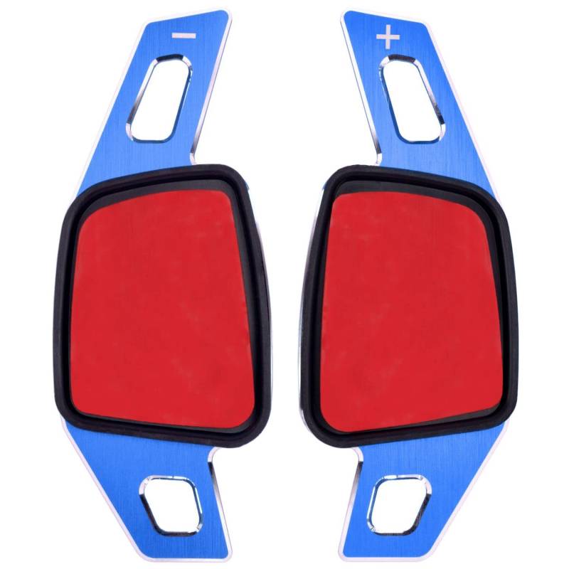 Overdrive-Racing Schaltwippen Verlängerung Kompatibel mit Audi A1 A3 S3 A4 S4 A5 S5 Q2 SQ2 Q3 Q5 SQ5 Q7 SQ7 Q8 SQ8 TT TTS DSG S-Tronic Blau Typ-C Alu Shift Paddles Extensions Lenkrad Schaltung von Overdrive-Racing