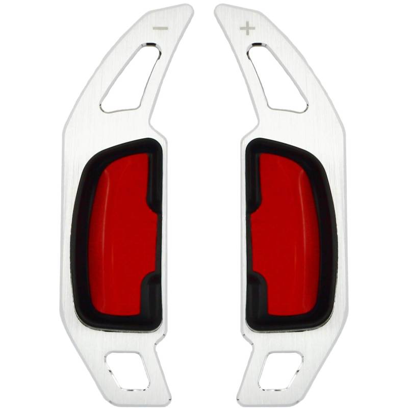 Overdrive-Racing Schaltwippen Verlängerung Kompatibel mit Mercedes A- B- C- E- M- ML- R- S-Klasse SL GLK CL CLA CLS GL GLA SLK Typ-B Alu Silber von Overdrive-Racing