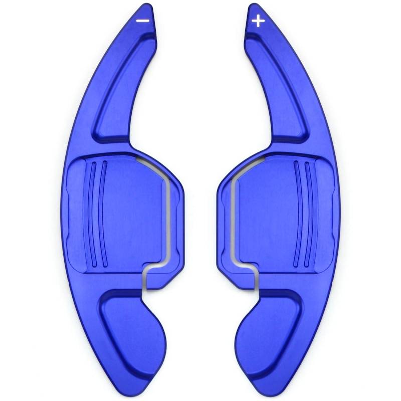 Overdrive-Racing Schaltwippen Verlängerung Kompatibel mit Seat Leon III 5F Cupra Ibiza Ateca Arona Exeo ST Alhambra Typ-A Blau Eloxiert Alu von Overdrive-Racing