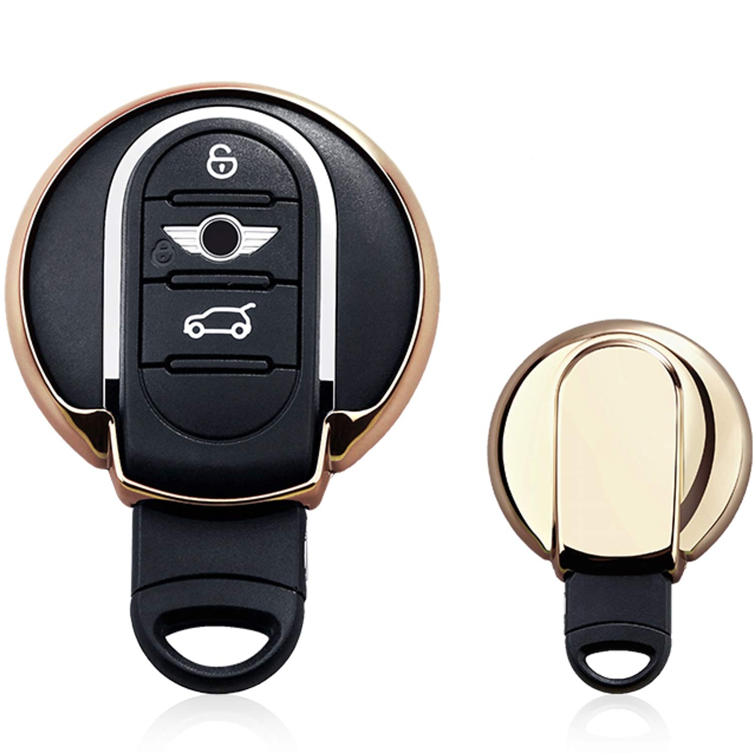 Overdrive-Racing Schlüssel Gold Schutz Hülle Key Cover Passend Für Mini Cooper Clubman Countryman Cabrio F54 F55 F56 F57 F60 Overdrive-Racing Schlüssel Gold Schutz Hülle Key Cover Passend Für Mini Cooper Clubman Countryman Cabrio F54 F55 F56 F57 F60 von Overdrive-Racing