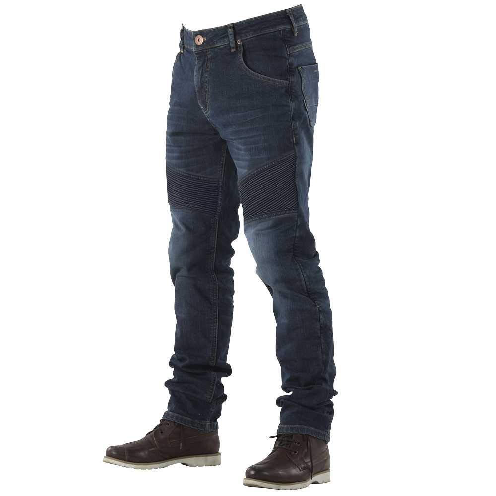 Overlap Castel Smalt Jeans Herren, Blau, Größe 40 von Overlap