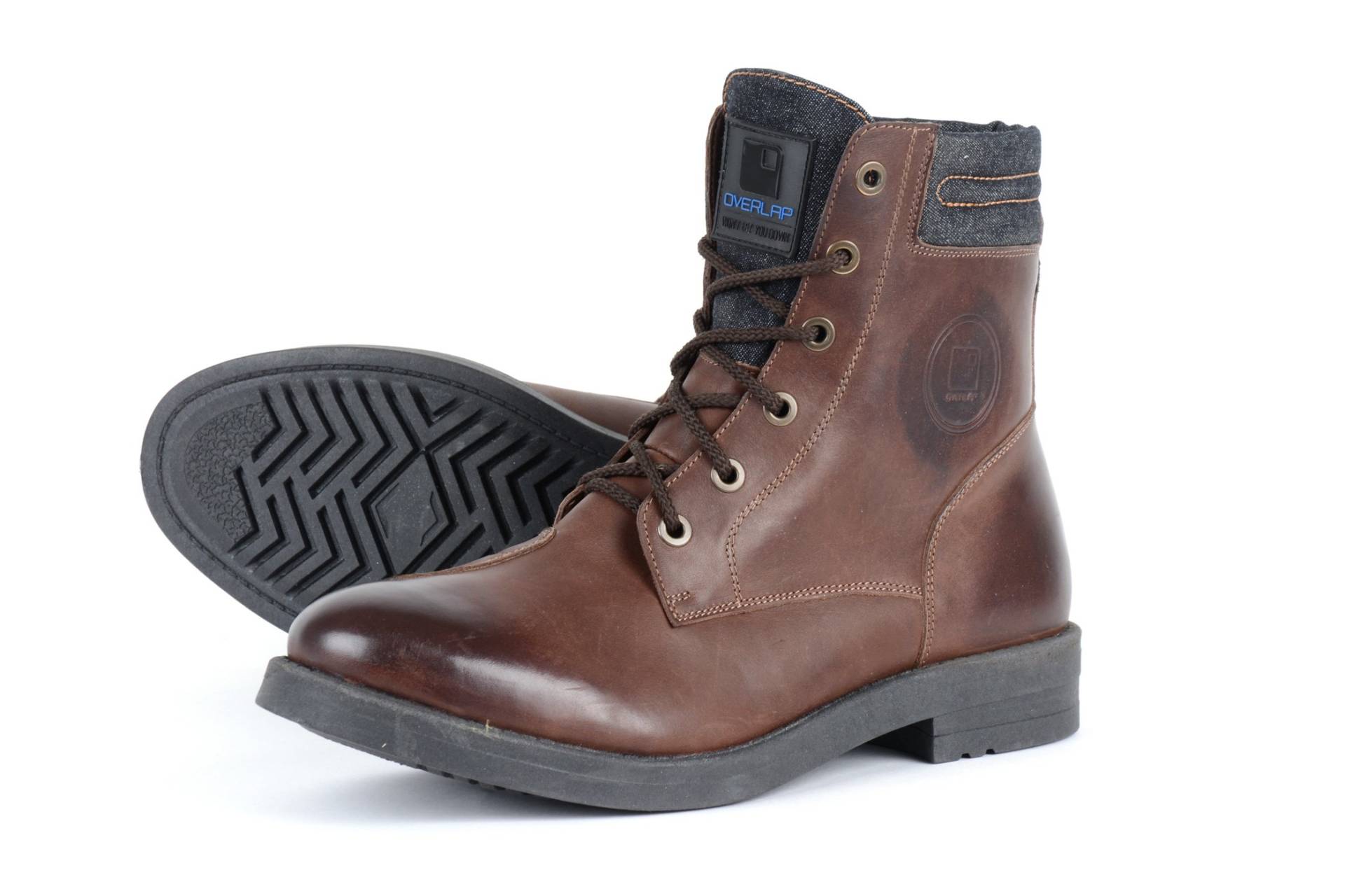 Overlap Ovp 23 Herren-Schuhe, Braun, Größe 44 von Overlap