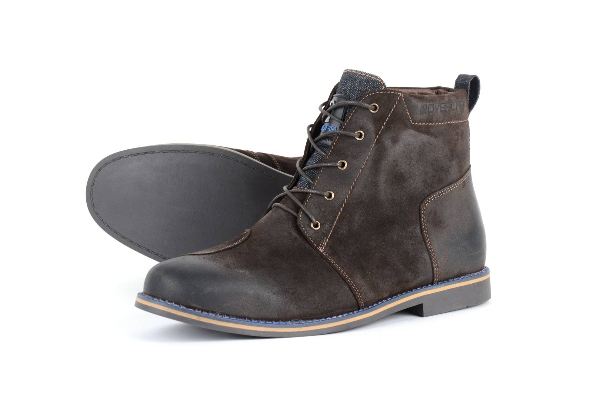 Overlap Ovp 79 Herrenschuhe, Veloursleder, Braun, Größe 43 Overlap Ovp 79 Herrenschuhe, Veloursleder, Braun, Größe 43 von OVERLAP
