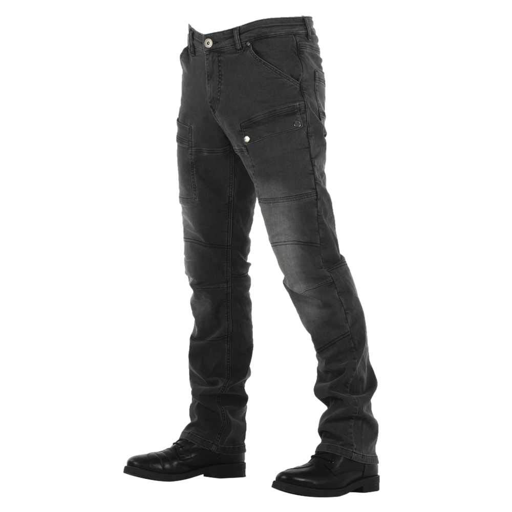 Overlap Sturgis2 Jeans für Route, Grau, Größe 28 von Overlap