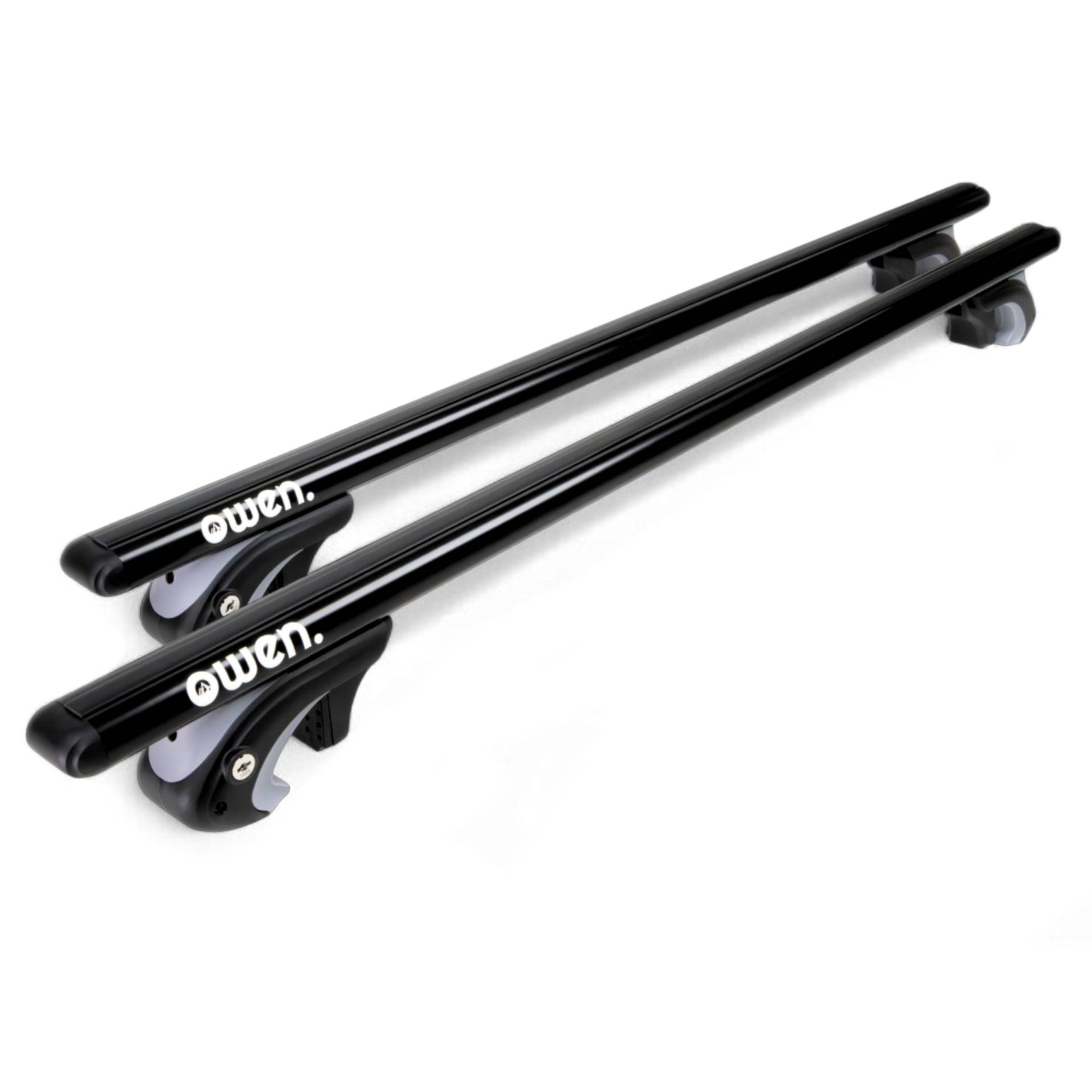 Owen 5.0 Dachträger Universal 135 cm Silber | Aluminium Relingträger für offene Reling | TÜV geprüft | Abschließbar | Tragfähigkeit bis 90 kg | Aerodynamisch & einfach montierbar Owen 5.0 Dachträger Universal 135 cm Silber | Aluminium Relingträger für offene Reling | TÜV geprüft | Abschließbar | Tragfähigkeit bis 90 kg | Aerodynamisch & einfach montierbar von Owen
