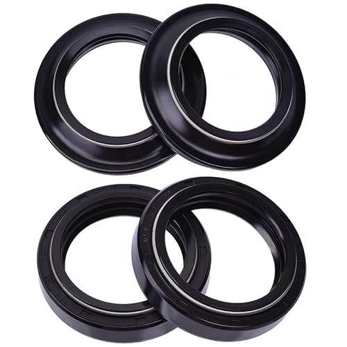 33X45X8/10,5 Motorrad Stoßdämpfer Vorne Gabel Dämpfer Öl Dichtung Staub Abdeckung for YZF-R15 YZF-R125 YZF R125 R15 (Color : 1sets Oil seal cover) von OwlKay