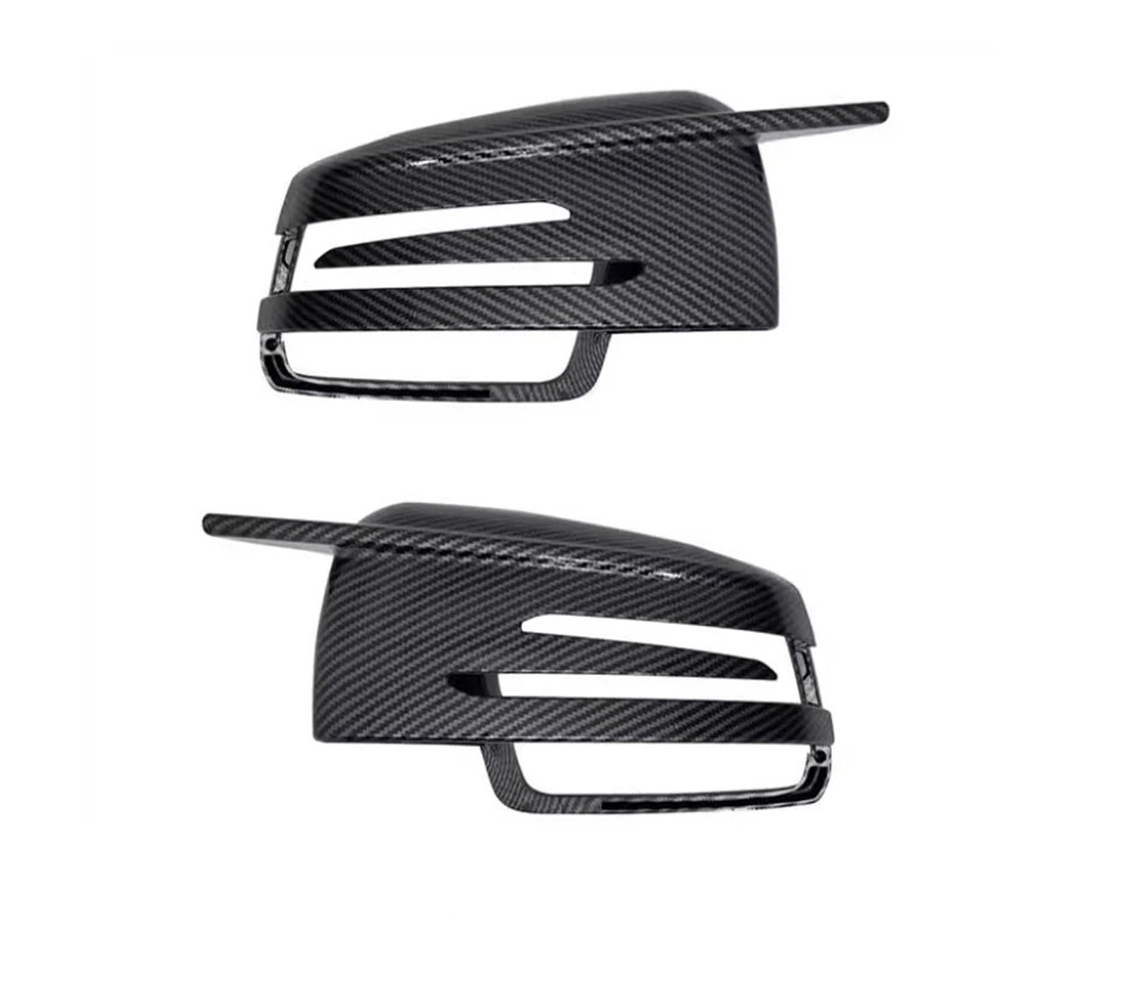 Auto Spiegelkappen Für Benz C E S Klasse W204 W212 W221 2009 2010 2011 2012 2013 Auto Rückspiegel Abdeckung Auto Exterior Zubehör Seitenspiegel Spiegelkappen(Carbon fiber) von Oxektgb