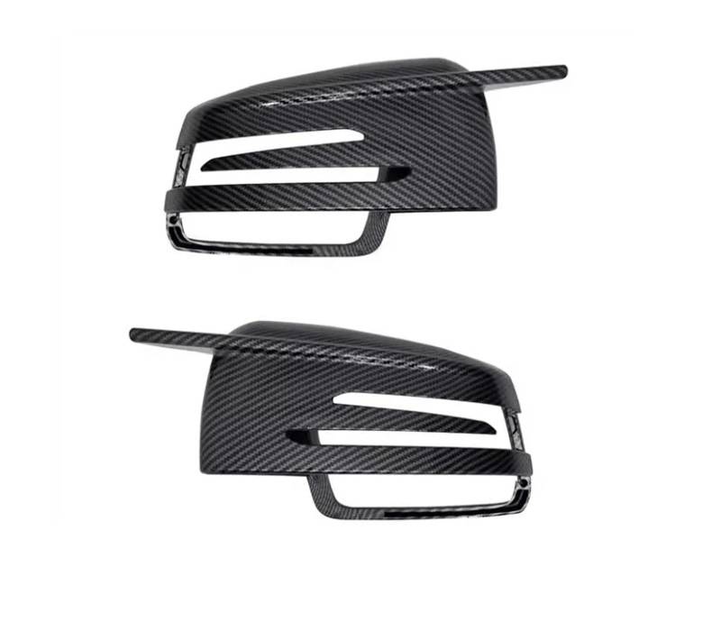Auto Spiegelkappen Für Benz C E S Klasse W204 W212 W221 2009 2010 2011 2012 2013 Auto Rückspiegel Abdeckung Auto Exterior Zubehör Seitenspiegel Spiegelkappen(Carbon fiber) von Oxektgb