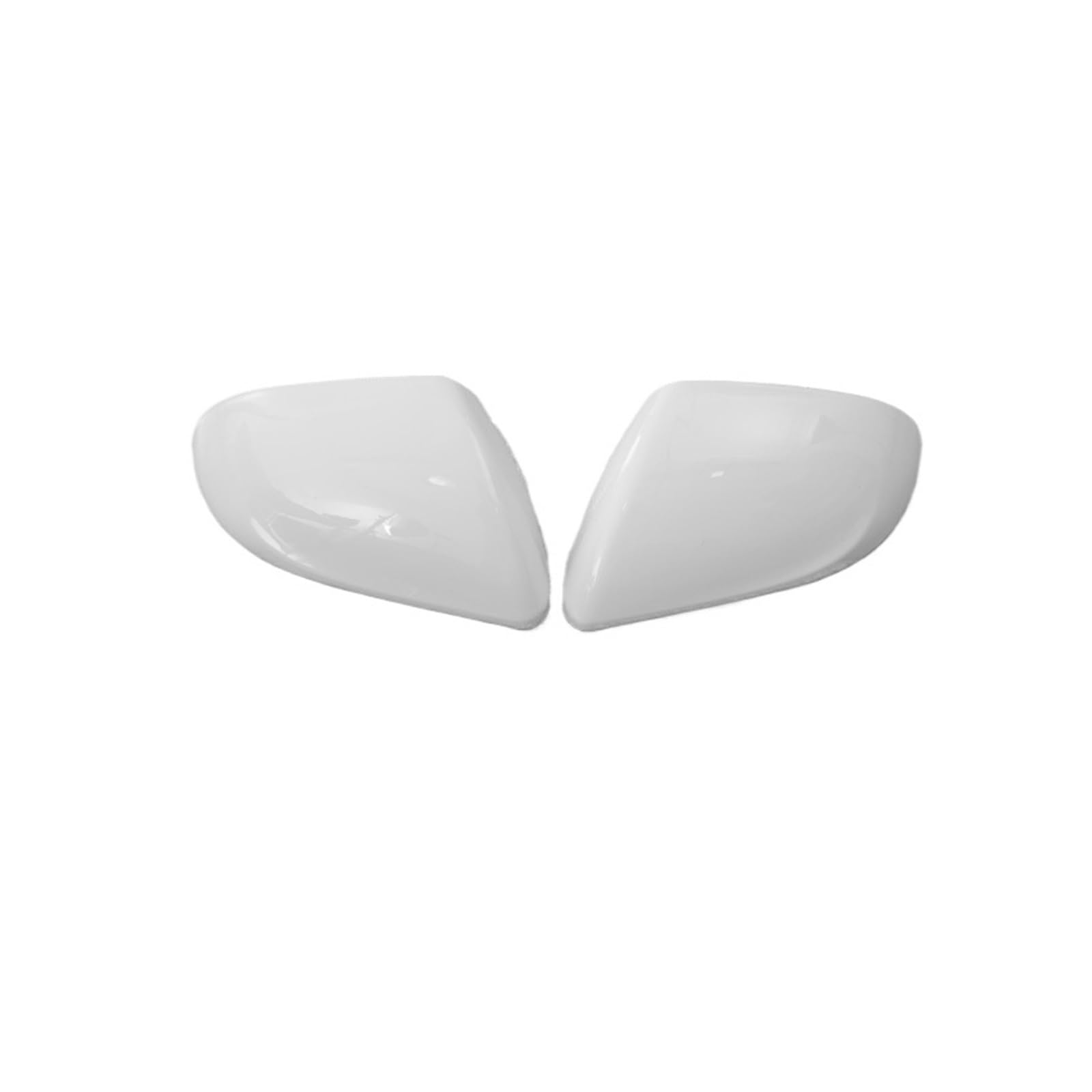 Auto Spiegelkappen Für Buick Für Encore GX 2020 2021 2022 Glänzend Weiß Rückspiegel Abdeckung Gehäuse Links Rechts Seite Spiegel Kappe Seitenspiegel Spiegelkappen(1 Pair) von Oxektgb