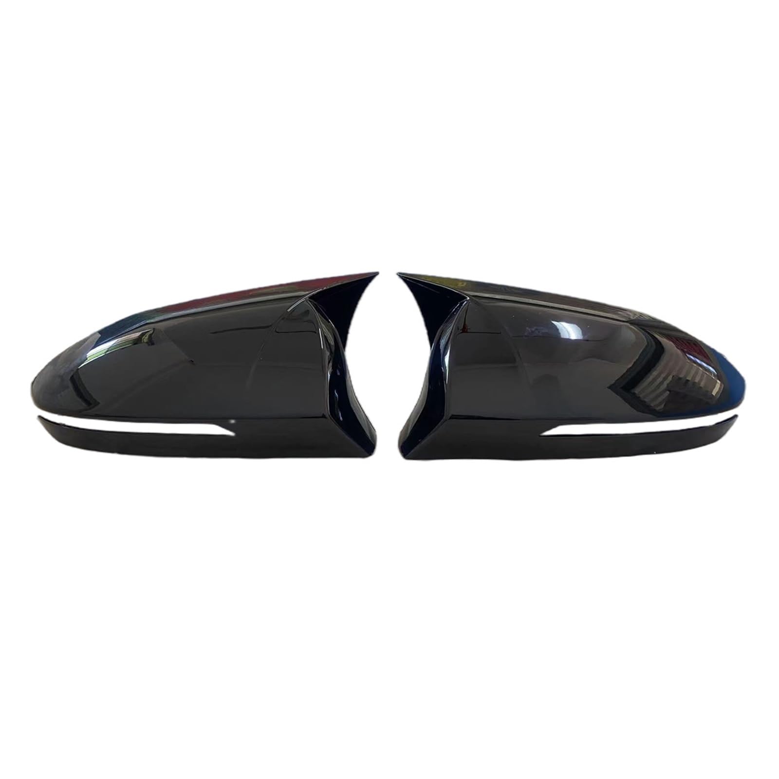 Auto Spiegelkappen Für Hyundai Für Tucson 2021 2022 2023 Auto Rückspiegel Abdeckung Auto Außen Zubehör Seitenspiegel Spiegelkappen(Glossy Black) von Oxektgb