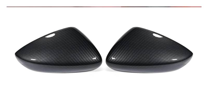 Auto Spiegelkappen Für Mazda 3 Für Axela 2019 2020 2021 2022 2023 Auto Rückspiegel Abdeckung Auto Außen Zubehör Seitenspiegel Spiegelkappen(No Horn Carbon) von Oxektgb
