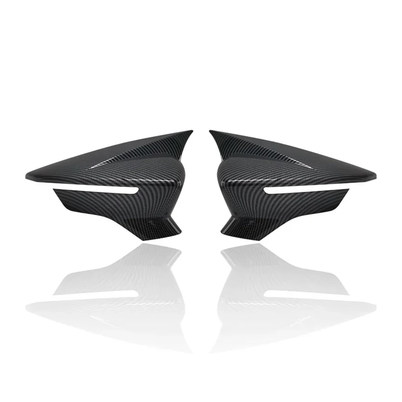 Auto Spiegelkappen Für Seat Für Leon Für Lion 5F III Für Ibiza 6F V KJ1 Für Arona KJ7 Auto Rückspiegel Abdeckung Auto Außen Zubehör Seitenspiegel Spiegelkappen(Carbon fiber pattern) von Oxektgb