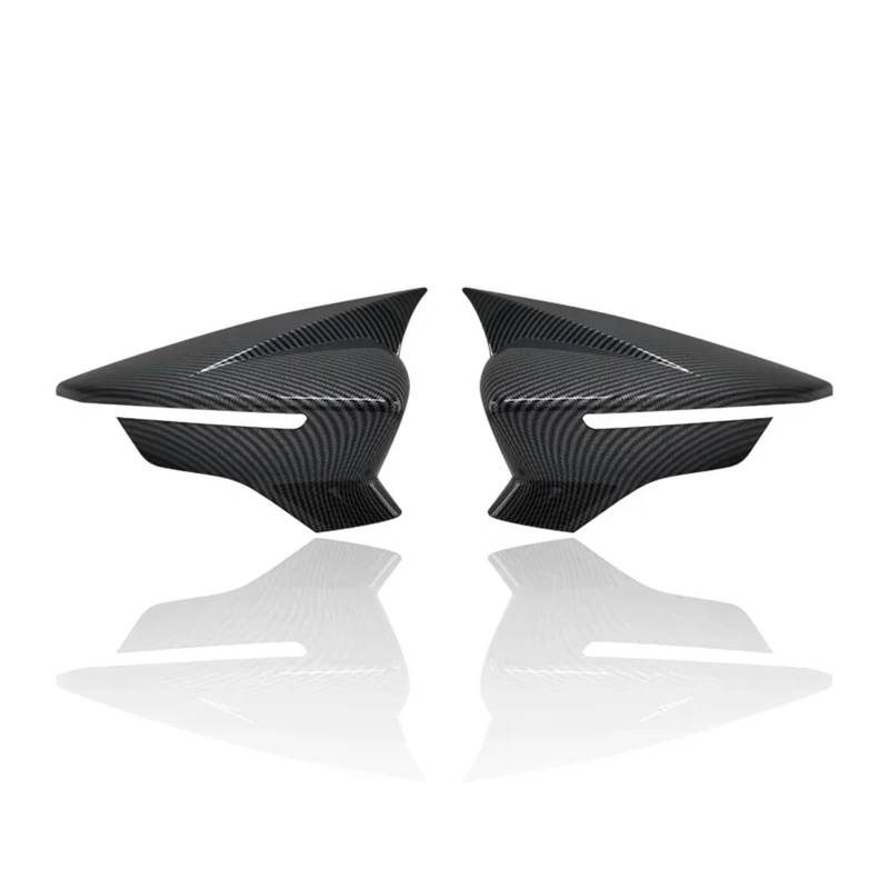 Auto Spiegelkappen Für Seat Für Leon Für Lion 5F III Für Ibiza 6F V KJ1 Für Arona KJ7 Auto Rückspiegel Abdeckung Auto Außen Zubehör Seitenspiegel Spiegelkappen(Carbon fiber pattern) von Oxektgb