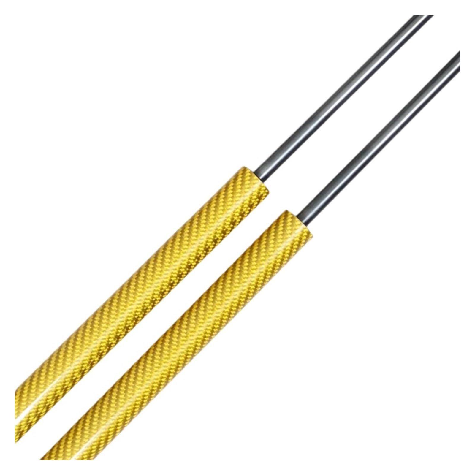 Gasfeder Dämpfer Heckklappe Für Hyundai Für Terracan HP SUV Mit Spoiler 2001-2006 Heckklappe Boot Gas Quellen Streben(Yellow Carbon Fiber) von Oxektgb