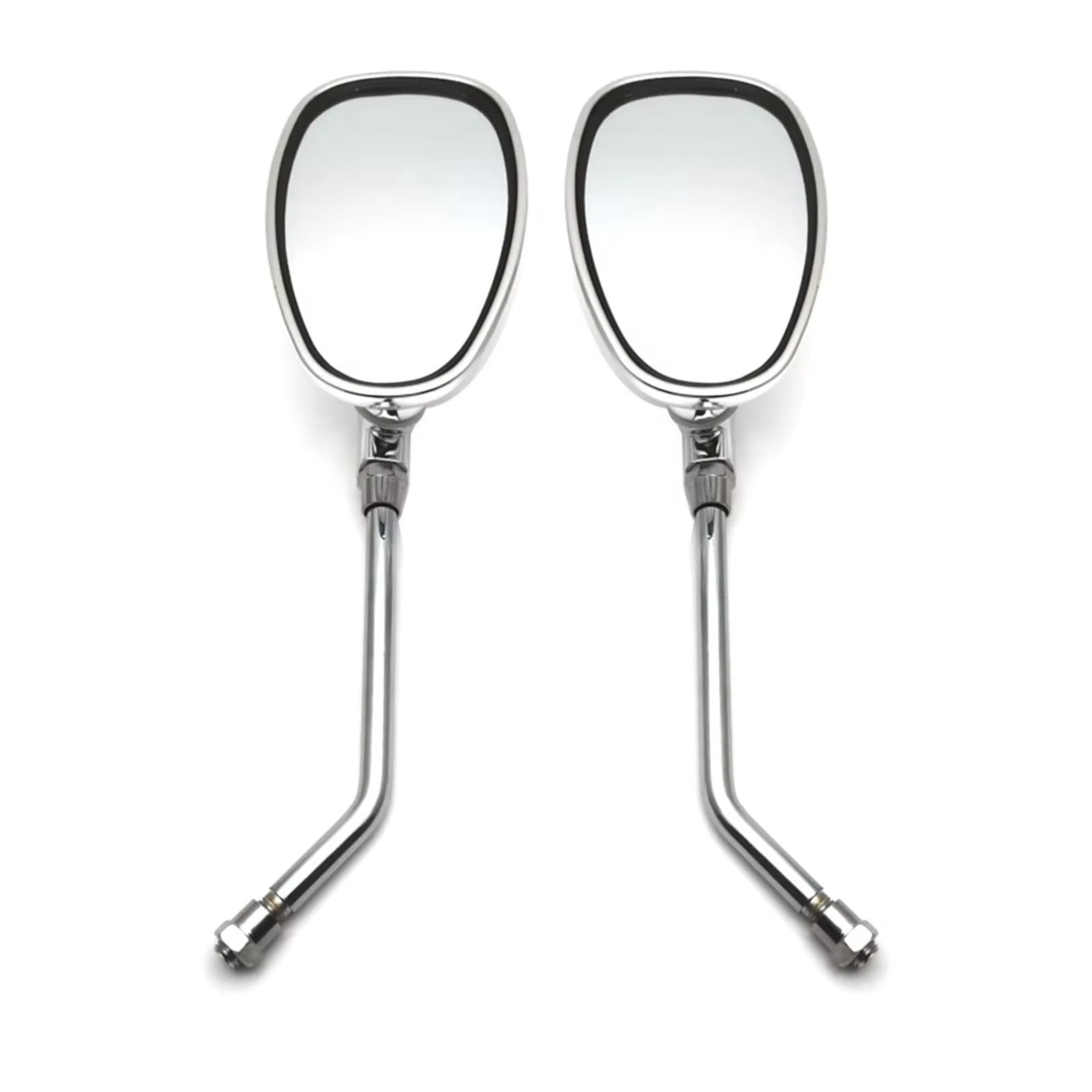 Motorrad Rückspiegel 10mm M10 Gewinde Motorrad Chrom Oval Seitenspiegel Motorrad Rückspiegel 10mm M10 Gewinde Motorrad Chrom Oval Seitenspiegel von Oxektgb