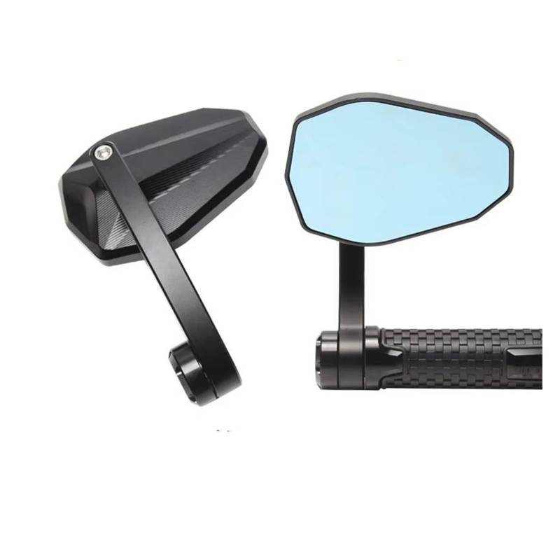 Motorrad Rückspiegel 7/8 "22mm Motorrad Rückspiegel Universal Roller Bar End Lenker Spiegel von Oxektgb