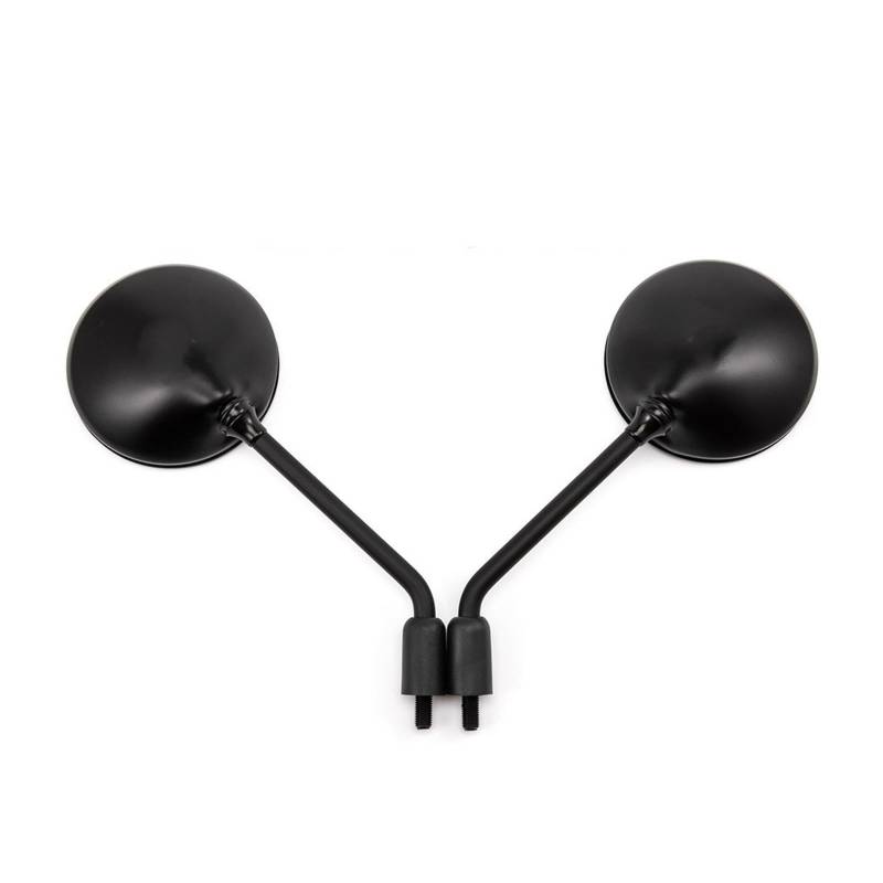 Motorrad Rückspiegel 8mm10mm Schraube Motorrad Rückspiegel Elektrische Fahrrad Rückspiegel Moped Seite Spiegel(Black 10mm Screw) von Oxektgb