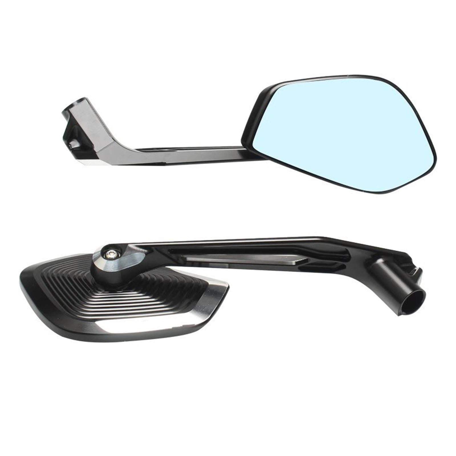 Motorrad Rückspiegel Für R1300GS 2024 R1200 1250 GS Für ADV F900R G310GS S1000XR Motorrad Rückspiegel Einstellbare Rückspiegel(Black B) von Oxektgb