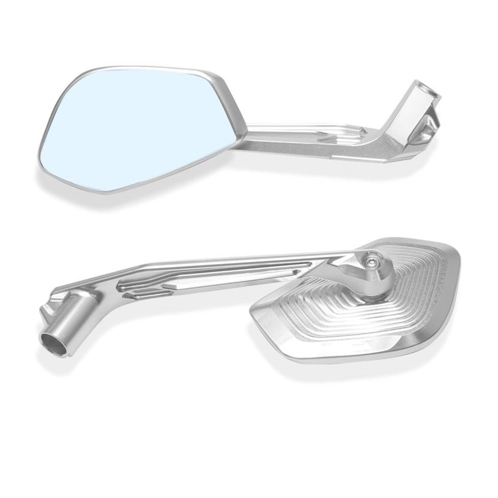 Motorrad Rückspiegel Für R1300GS 2024 R1200 1250 GS Für ADV F900R G310GS S1000XR Motorrad Rückspiegel Einstellbare Rückspiegel(Sliver B) von Oxektgb